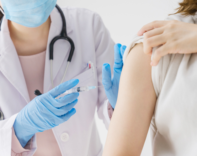 予防接種の様子